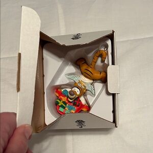 Disney Grolier Vintage Tigger Collectible Ornament in Original Box